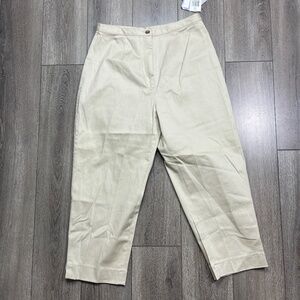 Charter Club stone cropped pants‎